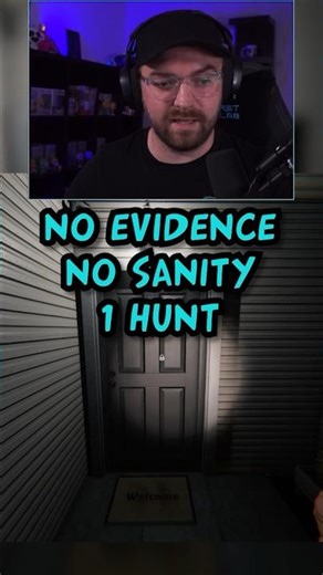 NO SANITY. NO EVIDENCE. 1 HUNT 😳 #2 | Phasmophobia #shorts