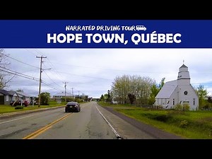 🚗 Scenic 4K Drive Through Hope Town, Québec! 🍁 Hidden Gem Along the Gaspé Coast 🏞️