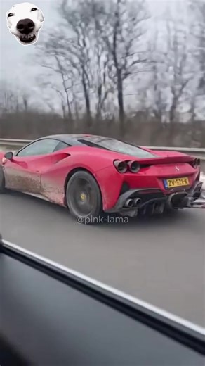 Red Ferrari F 90 towing a old dirty caravan on the highway 🤯 I couldn’t believe my eyes when we drove past this on the highway in winter. A dirty red Ferrari f 90 actually towing an old white 1980s caravan — right in the middle of the highway. Shot on a phone, unplanned, with the original reaction 😅 Is this really a real f 90, or just insane? Drop your thoughts in the comments 👇 #ferrarisf90 #Supercar #Highway #ViralCarVideo #CarSpotting #viral #luxusauto #fyp #virał #shortsviral #shortvideos
