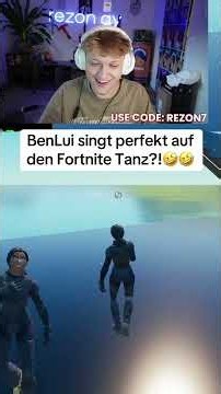BenLui singt für Rezon ein Fortnite Tanz 😂#fortnite #rezon #shorts
