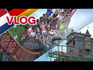 We Went to TWO Theme Parks in TWO Countries in ONE Day! Slagharen and Schloss Dankern Vlog!