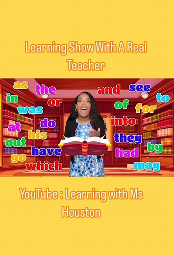 Conoce tus palabras de vista con Ms. Houston