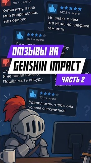 Genshin Impact глазами игроков. Часть 2 #game #gameplay #gamer #games #gaming