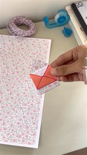 DIY Pull-out Letter Card💌 | Easy Scrapbook Gift Idea