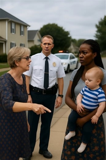 An elderly woman ran up to the officer, pointing at a Black woman, claiming she was abducting children. The scene shocked everyone, leaving a tense, uneasy atmosphere among bystanders nearby. An elderly woman was walking her dog along the lake on a bright morning ☀️ when something unusual caught her eye. Across the park, a Black woman was holding a light-skinned child while another boy, slightly older, resisted being led. 😳 The woman’s heart raced. She whispered to herself, “This must be an abd