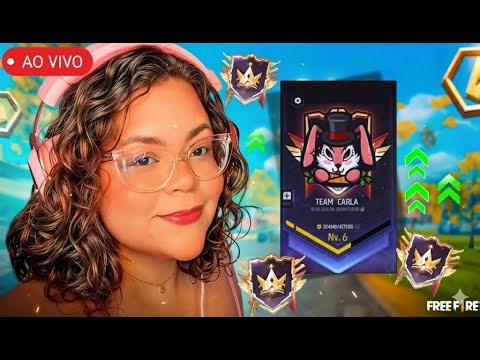 MINHA GUILDA RUMO AO TOP 1 PARAÍBA 🔥 GUERRA DE GUILDAS FREE FIRE AO VIVO 🌸 CARLA FF #freefire