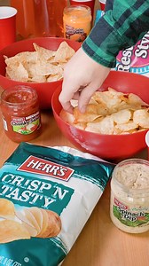 Make sure your chip-and-dip game is looking super strong for the big game 👀💪 Grab yours https://bit.ly/3SD5ulX | Herr's