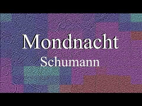 Mondnacht by Robert Schumann: Piano accompaniment in C Major