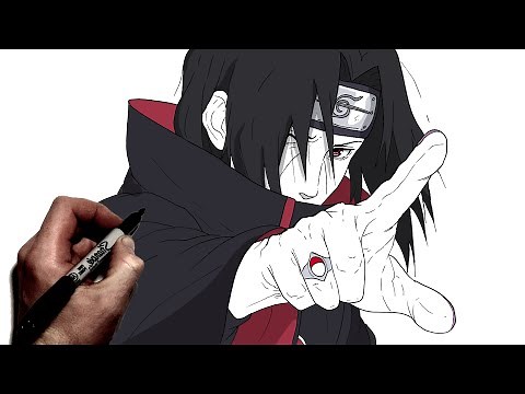 How To Draw Itachi | Step By Step | Naruto