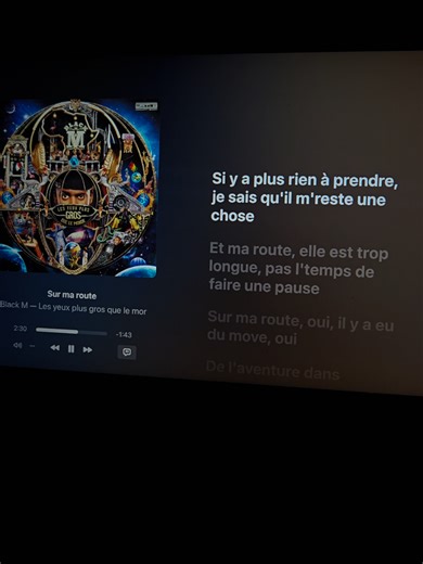 SUR MA ROUTE - BLACK M