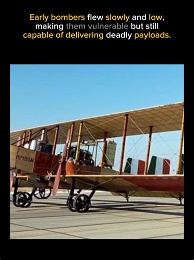 Early Bombers Slow But Dangerous #ww2 #ww2history #facts #history #ww1plane
