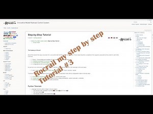 Rocrail My step by step tutorial #3