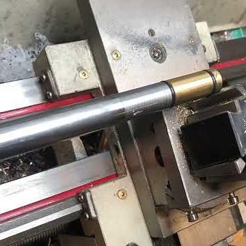 Airgun barrel straightening with a lathe