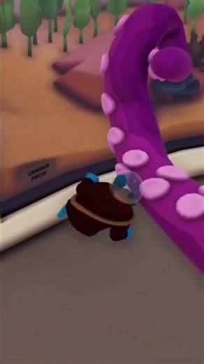 😂 Got dragged in by octopus in gang beasts! #funnymoments #multiplayer #fighting #friends