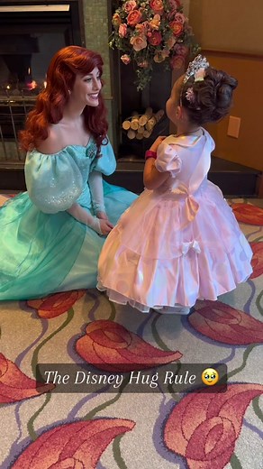 Magical Ariel Hug at Disneyland!