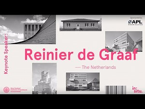 Reinier De Graaf – in:situ 2019 public lecture