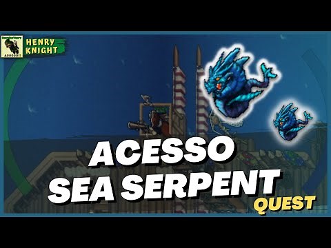 TIBIA QUESTS #29 COMO FAZER O ACESSO PARA CAÇAR SEA SERPENT (THE HUNT FOR THE SEA SERPENT QUEST)