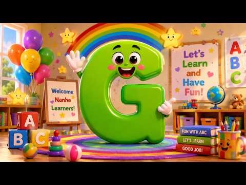 Letter G Phonics Song for Kids | ABC Alphabet G Words | Preschool Learning