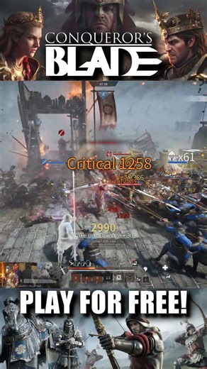 Conqueror's Blade -🤤🤤🤤🤤🤤 PLAY FOR FREE! #Shorts#ConquerorsBlade#CB