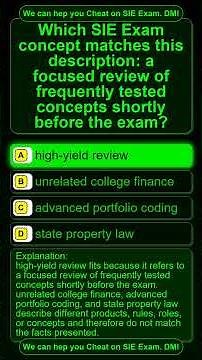 SIE Exam Crash Course #exampreparation #sieexam