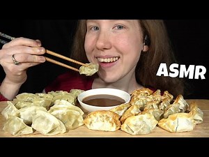 ASMR MINI WONTONS & DUMPLINGS MUKBANG (Whispering) EATING SOUNDS