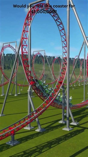 Would You Ride this Roller Coaster For $1,000,000 #planetcoaster