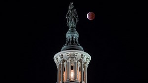 Take a look at the longest partial lunar eclipse in centuries