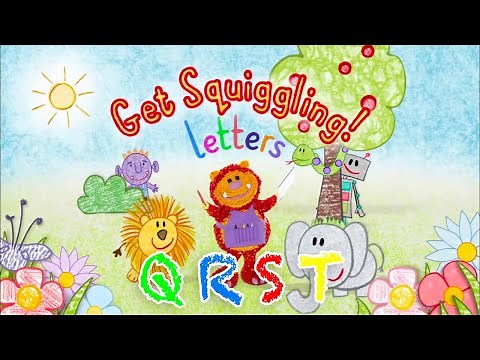 Q, R, S, & T | Learn The Alphabet | Get Squiggling! Letters