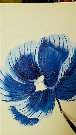 How To Paint Easy Yet Stunning Poppy Flower One Stroke Technique with Acrylic Beginner Friendly