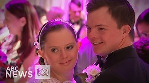 Taylor Anderton and Michael Cox, who were both born with Down syndrome, have known each other for six years and been a serious couple since last year. When Michael partnered Taylor at the 16th Gold Coast Debutante Ball for Disability, they had already decided they will spend the rest of their lives together. Read more here: http://ab.co/25eh9tK | ABC News