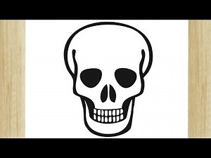 COMO DESENHAR UMA CAVEIRA