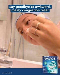 Stop leaning, tilting, and spilling with neti pots. Naväge uses gentle powered suction to flush out mucus & germs fast– and mess free! | Navage Nasal Care