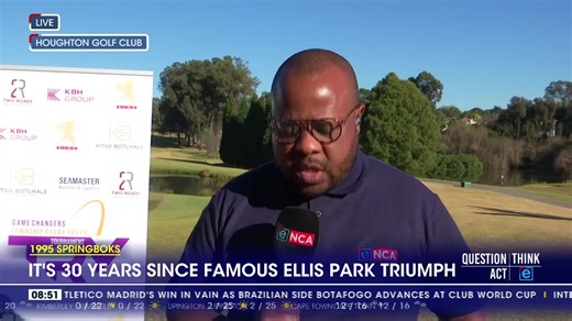 3.4K views · 49 reactions | Today marks 30 years since the Springboks' historic 1995 Rugby World Cup triumph against the All Blacks at Ellis Park. With Madiba Magic in the air, South Africa went on to win that famous clash 15-12 to lift their first ever Webb Ellis Cup. #eNCA #DStv403 | eNCAnews | Facebook