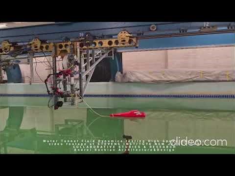 Towing Tank Testing High Speed Boat Hull video footage at STEVENS INSTITUTE NEW JERSEY USA