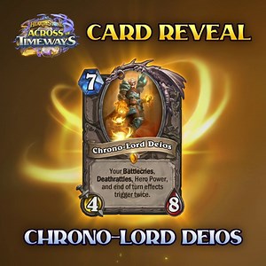 Chrono Lord Deios is here with a very special BATTLECRY to invite you to the r/Hearthstone Discord server for a choose your own adventure Across the Timeways! In the Discord TWO LEGENDARY CARDS have escaped the timeways and we need you to choose a side in their epic battle! 🚨: https://discord.gg/jzWhP9wD8U | Hearthstone