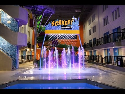 Travelodge Soaked Waterpark, Saskatchewan, Regina - Crystal Fountains