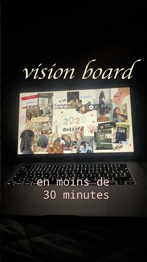 2026 vision board tutorial in under 30 minutes! (Canva + Pinterest) 💻✨ #visionboard #2026