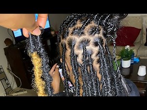 How to Attach Premade Butterfly Locs