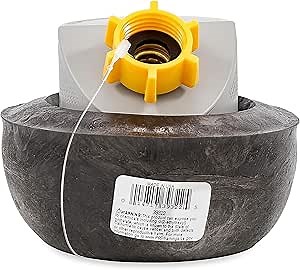 Camco Easy Slip Water Seal Sewer Fitting RV Camper, Gray