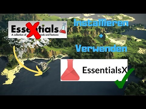 Minecraft ESSENTIALS (X) 1.14.4 installieren + Verwenden | Minecraft plugins deutsch