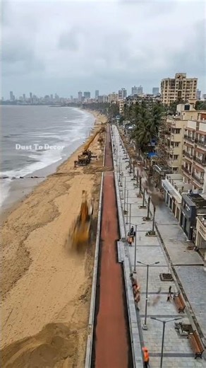 Cleaned and transform Mumbai's Most Famous Beach 😱(Juhu) #mumbai #beforeandafter