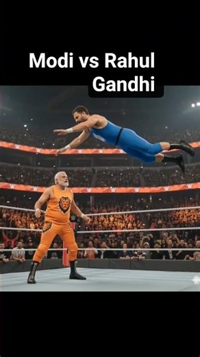 Modi vs harul Ghandhi in wwe