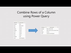 Combine Rows of a Column in Power Query