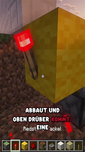 Der beste BLOCKWECHSLER in Minecraft! #minecraftbuilding #redstone #tutorial #block #einfach #shorts
