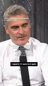 Joaquin Phoenix apologizes for awkward Letterman appearance