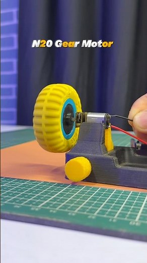 Making a Robot with N20 Motor | Part 2 | DC Motor Lifehack 🛞