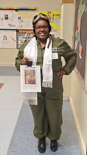 104K views · 440 reactions | "They need to see a representation of themselves in history." This teacher brings black history to life by dressing up as African American trailblazers.  | Humankind | Facebook
