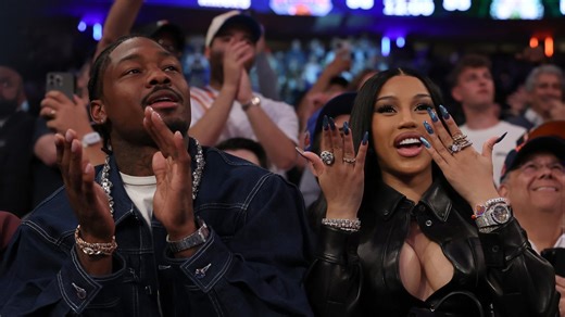 Cardi B shares first photos of baby No. 4 and 1st with boyfriend Stefon Diggs