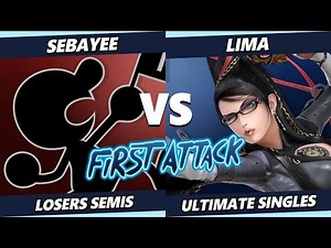 First Attack 2025 LOSERS SEMIS - sebayee (Game & Watch) Vs. Lima (Bayonetta) Smash Ultimate - SSBU