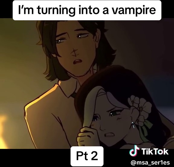 I’m turning into a vampire by MSA pt2 #fyp #foryou #MSA #my #story #animated #yt #foryoupage #notmyvideo